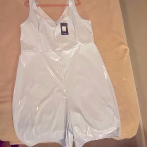 Fashion Nova Kristen Latex Romper